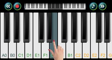 Real Piano : Piano Keyboard Affiche