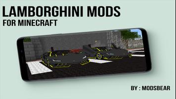 Poster Lamborghini Mods For MCPE - Car Mods for MCPE