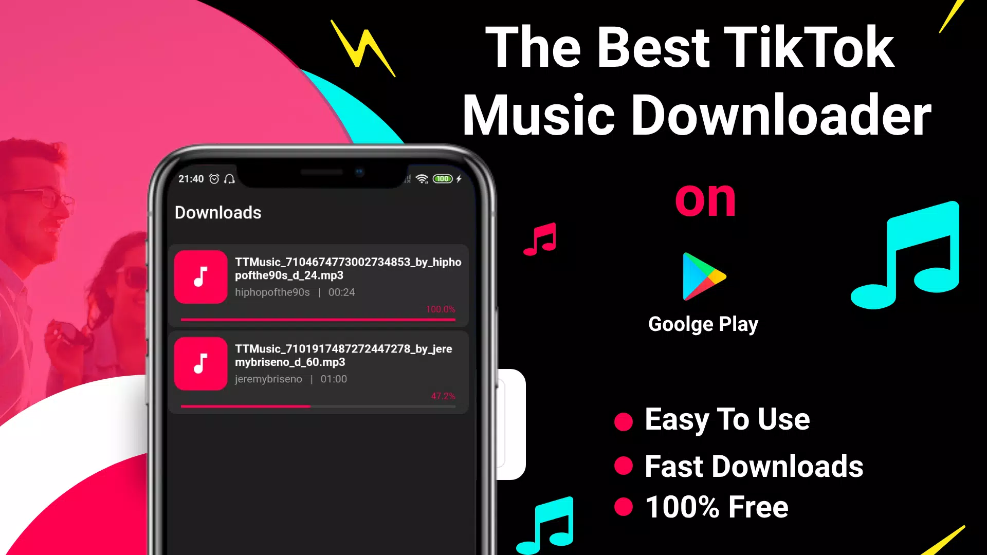 Songs Downloader For Tiktok - Download music mp3 APK voor Android Download