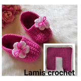 Crochet Baby shoes icône