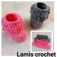 Crochet Baby shoes imagem de tela 1