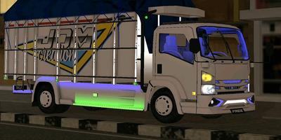 پوستر Truk Lampu Kolong Bussid