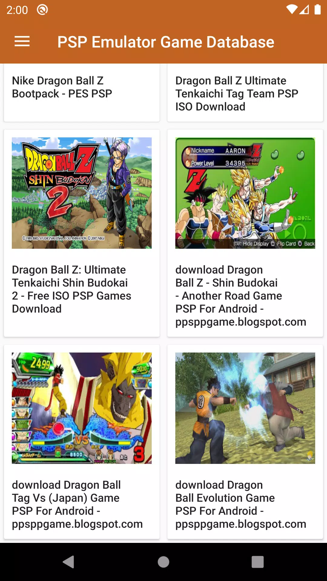 Dragon Ball Z - Shin Budokai 2 ROM - PSP Download - Emulator Games