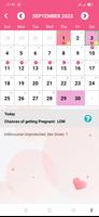 Period Calendar Tracker Affiche