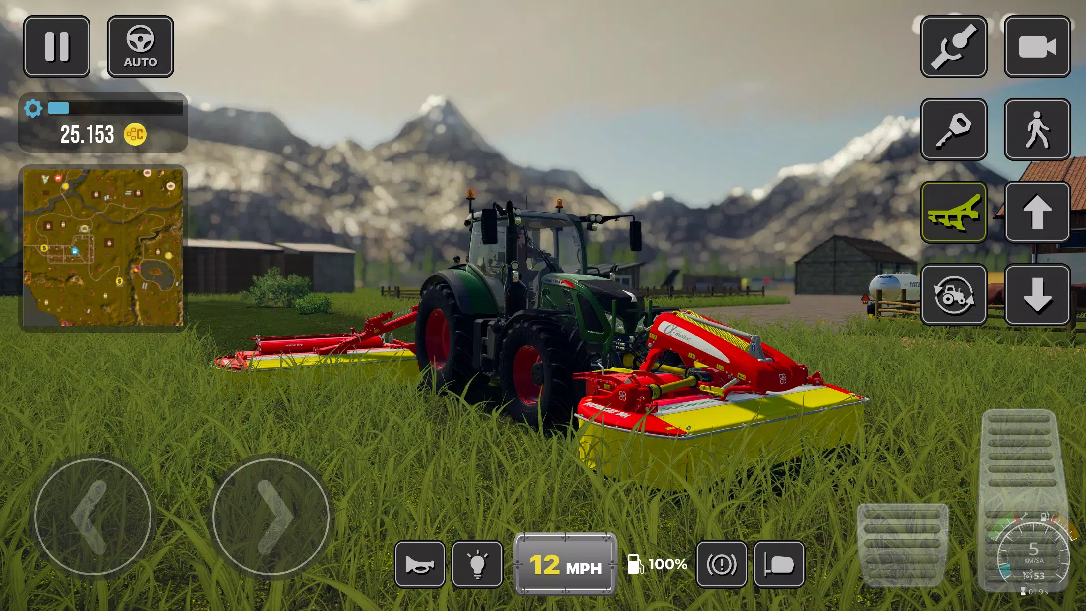 jogando farmer sim 2018 jogo de trator, caminhão e fazenda plantação 