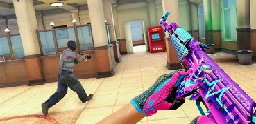 Bank Robbery Gun Shooting Game