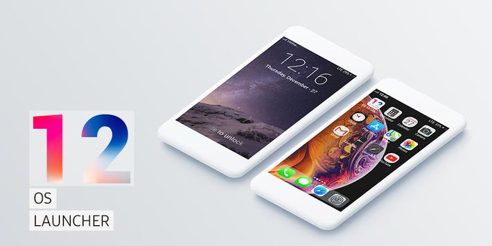 OS Launcher 12 for iPhone X poster