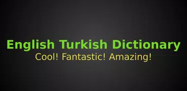 English Turkish Dictionary