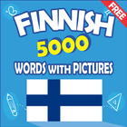 Finnish 5000 Words with Pictures ícone