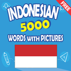 Indonesian 5000 Words with Pictures icône
