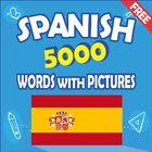 Spanish 5000 Words with Pictures icône