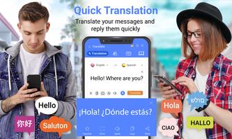 Vertaal-app voor alle talen-poster