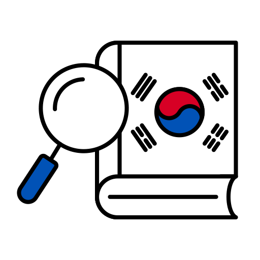 Korean word search dictionary