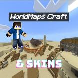 Worldmaps and Skins wars for mine-craf PE