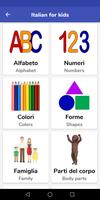 Italian for kids plakat