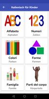 Italienisch für Kinder Plakat