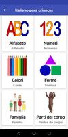 Italiano para crianças Cartaz