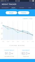 Weight Tracker syot layar 1