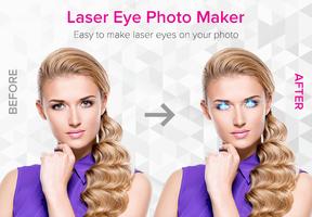 Laser Eye Photo Maker Plakat