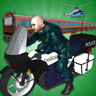 Super Police Hero Gangster Chase Train icon