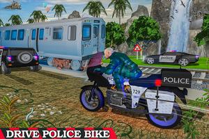 3 Schermata Police Hero Gangster Chase Train