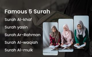 1 Schermata Quran: Last 10 Surah - 5 Surat