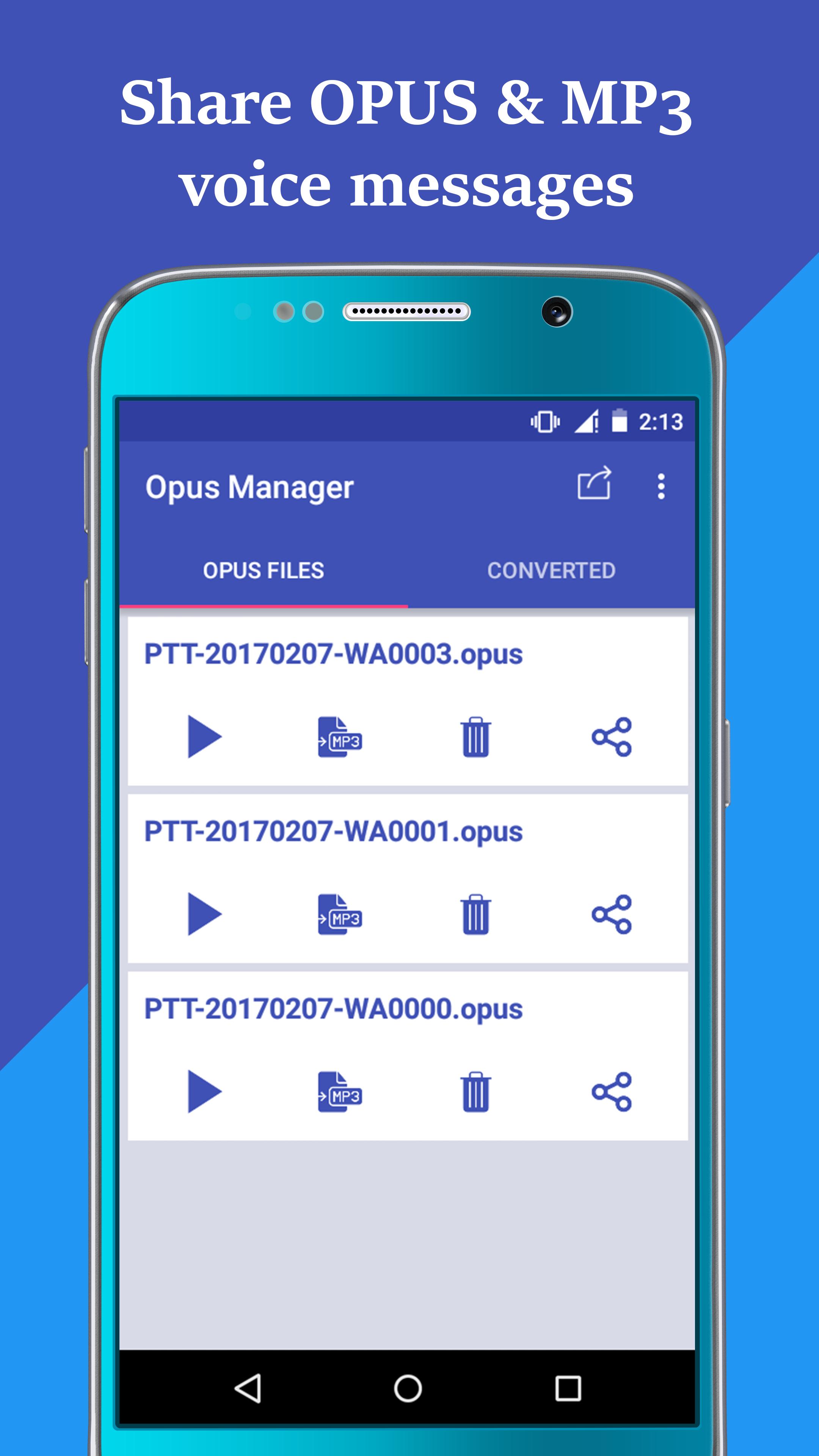 OPUS Voice & Audio Manager APK for Android Download
