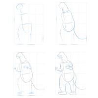 How to draw Godzilla screenshot 2