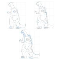 Comment dessiner Godzilla capture d'écran 3