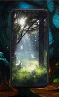 Fantasy Forest Wallpaper syot layar 3