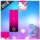 Pink Hello Kitty Piano Tiles icon