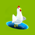 Chicken hole icon