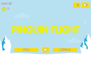 Pinguin flight Affiche