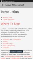 Laravel 4 user manual 스크린샷 3