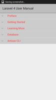 Laravel 4 user manual স্ক্রিনশট 1
