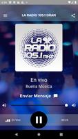 La radio 105.1 oran الملصق