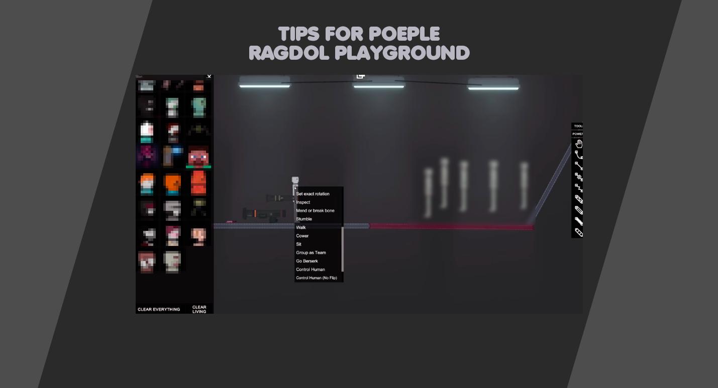 Tips : People Ragdoll Playground APK برای دانلود اندروید