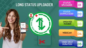 WhatSaga- Long Status Uploader poster
