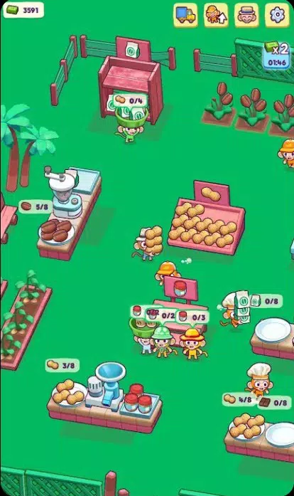 Monkey Mart - Gameplay Walkthrough Part 1 My Mini Monkey Idle Markt (iOS,  Android) 