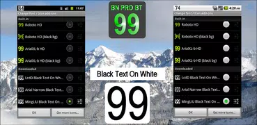 BN Pro Black Text on White