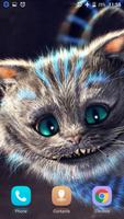 Cheshire Cat HD Live Wallpaper اسکرین شاٹ 1
