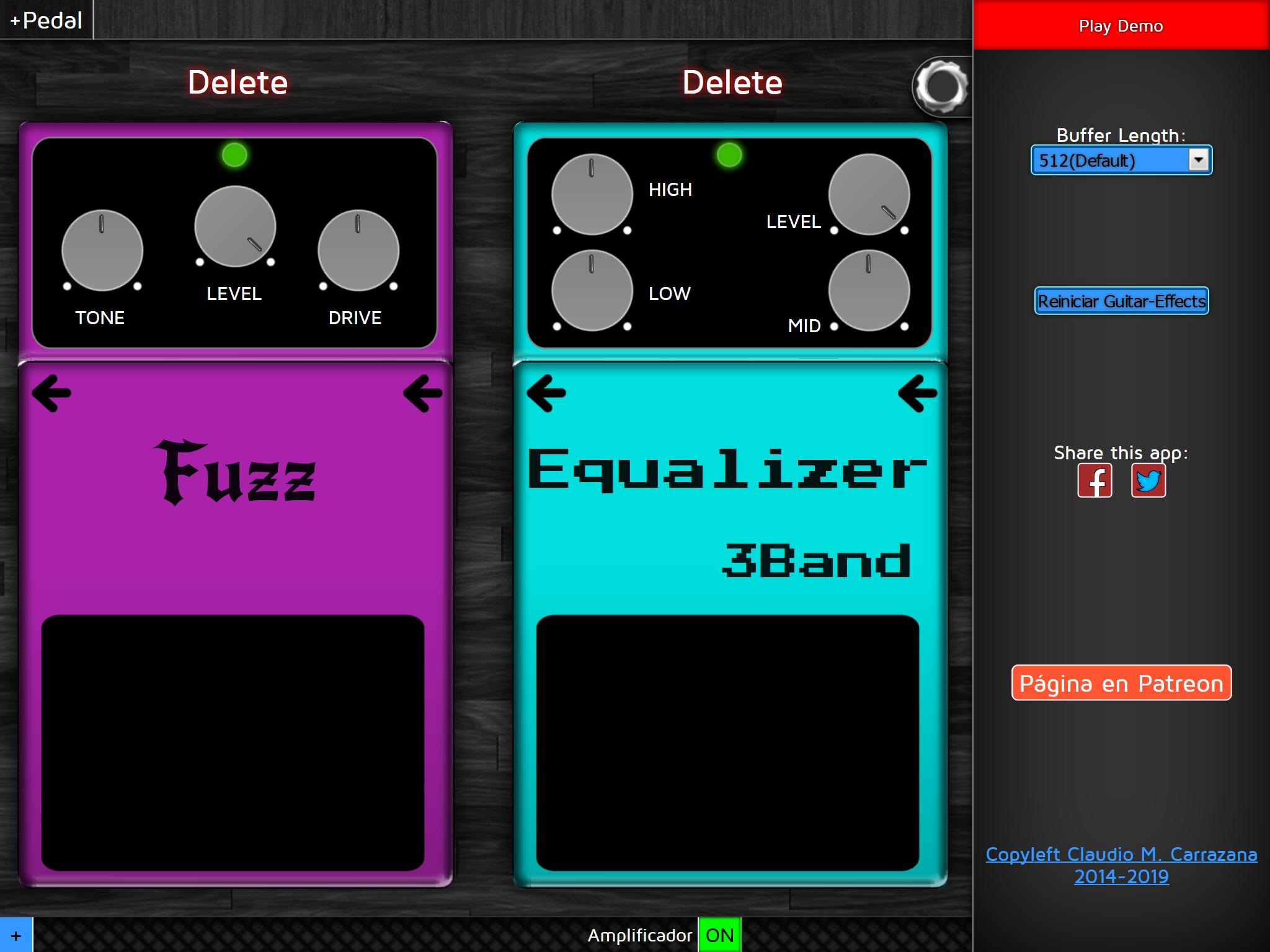 Guitar effects. Tonebridge Guitar Effects update Android.