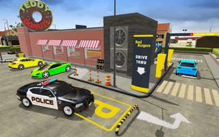 現代警察停車場3d汽車駕駛遊戲2021年 截圖 2