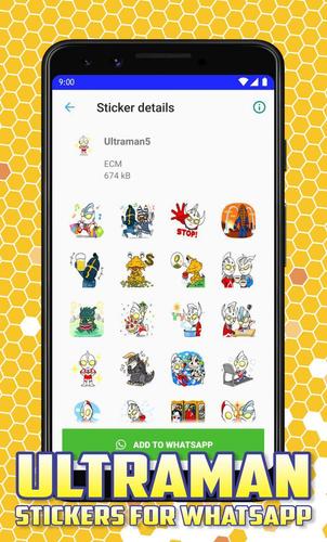  Ultraman  Stickers for Whatsapp  for Android APK Download