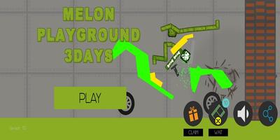 Playground melon 3 Day Affiche