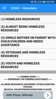 Homeless, Disasters, & Viruses Resources (CA, USA) screenshot 2