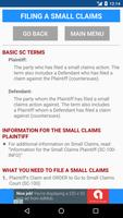 SCUG - Small Claims Guide - (C تصوير الشاشة 2