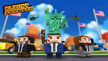 Blocky Gangstar постер