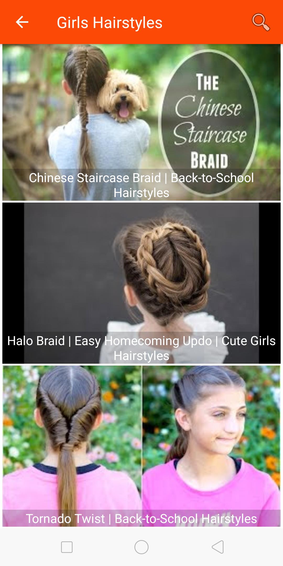 Latest Girls Hairstyles Step By Step Tutorials For Android Apk