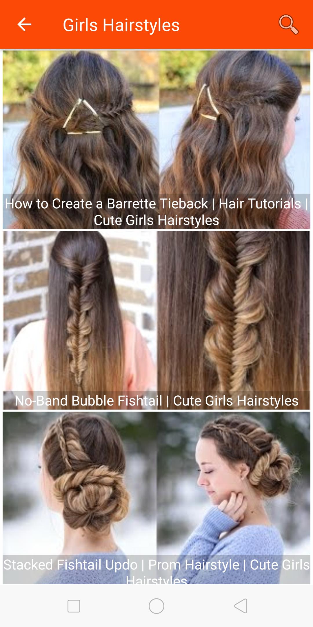 Latest Girls Hairstyles Step By Step Tutorials For Android Apk
